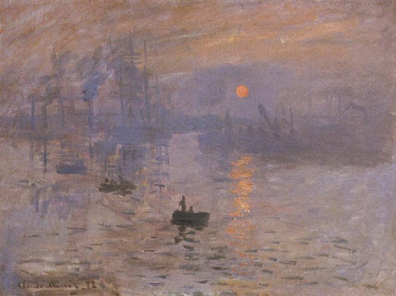 Claude Monet Impression-sunrise Sweden oil painting art